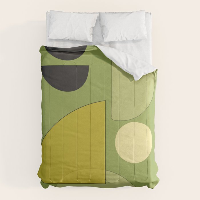 Modern Abstract Minimal Shapes 154 Comforter Gallery Image 6