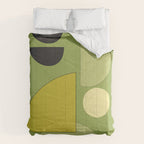 Modern Abstract Minimal Shapes 154 Comforter Gallery Image 6