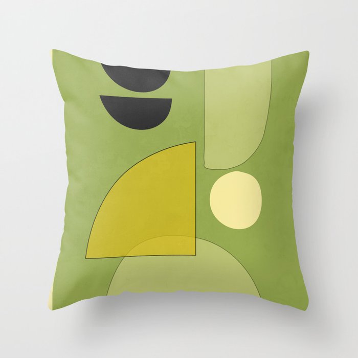 Modern Abstract Minimal Shapes 154 Throw Pillow Gallery Image 6