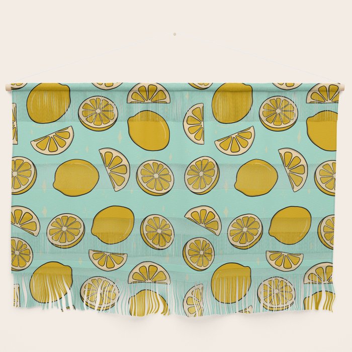Lemon Print Wall Hanging Gallery Image 1