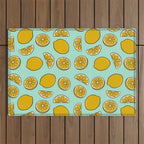Lemon Print Outdoor Rug Gallery Image 1