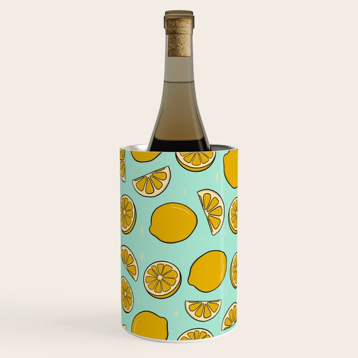 Lemon Print Wine Chiller Gallery Image 2