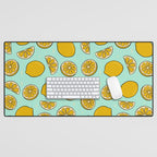 Lemon Print Desk Mat Gallery Image 1