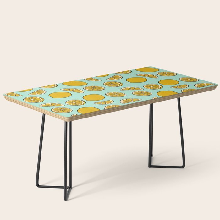 Lemon Print Coffee Table Gallery Image 1