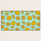 Lemon Print Desk Mat Gallery Image 3