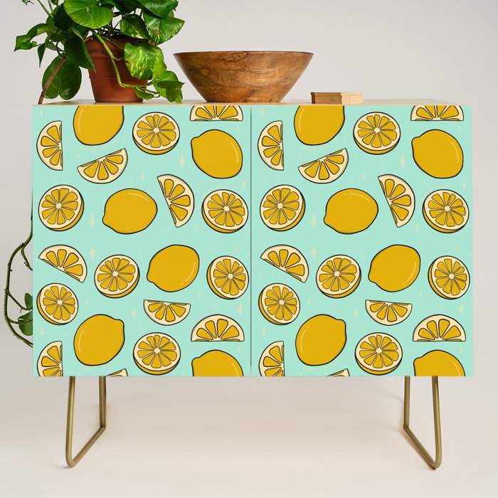 Lemon Print Credenza Gallery Image 1