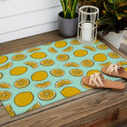 Lemon Print Outdoor Rug Gallery Image 2