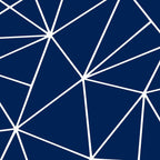Triangle Geometric Art,  Navy Blue, Pieces Art Coffee Mug Gallery Image 2