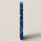 Triangle Geometric Art,  Navy Blue, Pieces Art iPhone Case Gallery Image 2