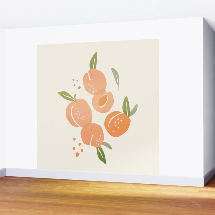 Peaches Wall Mural Gallery Image 2