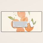 Peaches Desk Mat Gallery Image 1