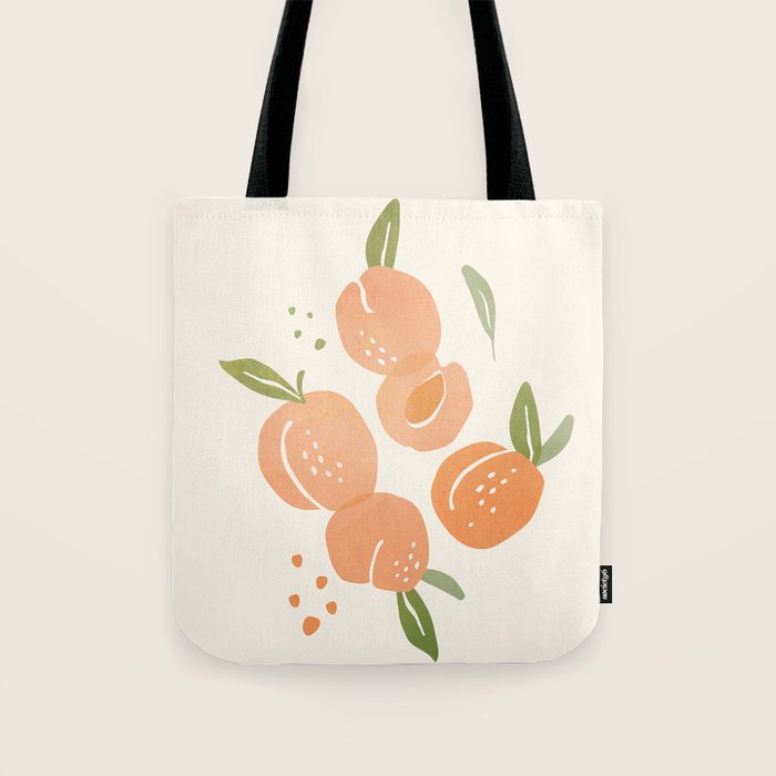 Peaches Tote Bag Gallery Image 1