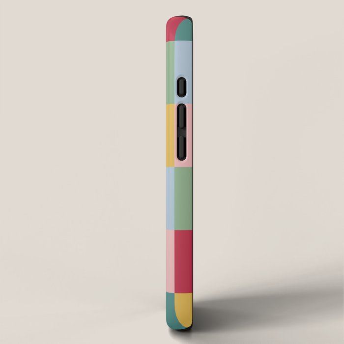 Bold Colorful Checks Pattern - Large XXII iPhone Case Gallery Image 2