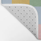 Bold Colorful Checks Pattern - Large XXII Bath Mat Gallery Image 2
