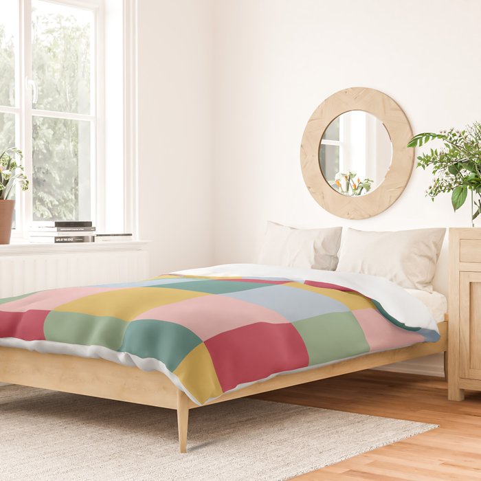 Bold Colorful Checks Pattern - Large XXII Duvet Cover Gallery Image 2
