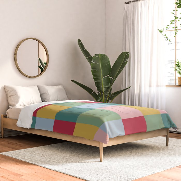 Bold Colorful Checks Pattern - Large XXII Comforter Gallery Image 2