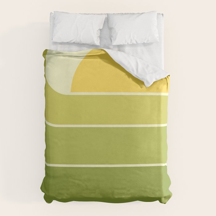 Retro Geometric Sun Set Design 432 Duvet Cover Gallery Image 6