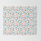 Winter hats Throw Blanket Gallery Image 2