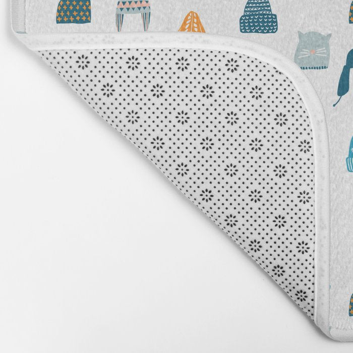 Winter hats Bath Mat Gallery Image 2
