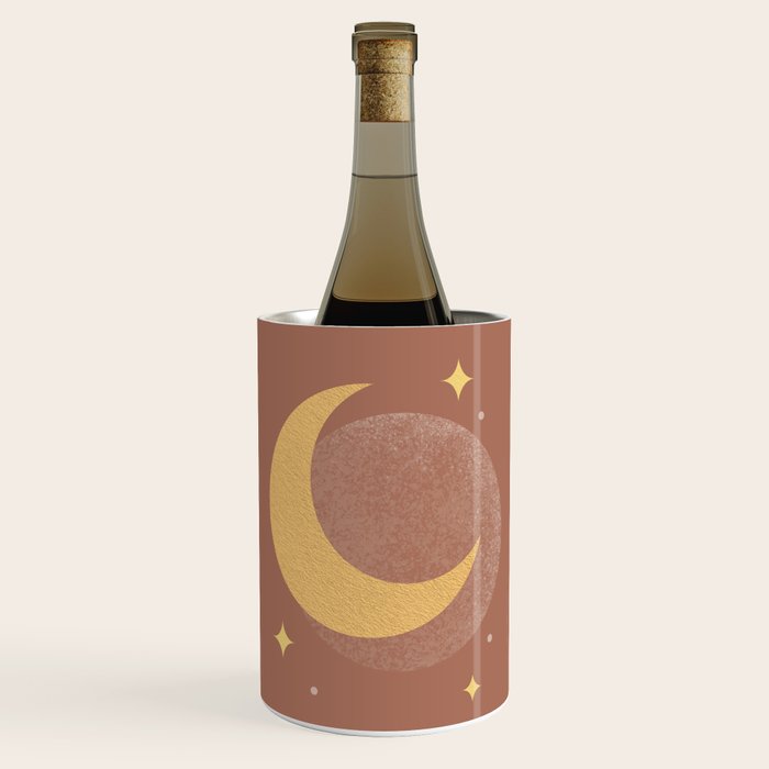 Moon Sparkle Gold - Celestial Wine Chiller Gallery Image 1