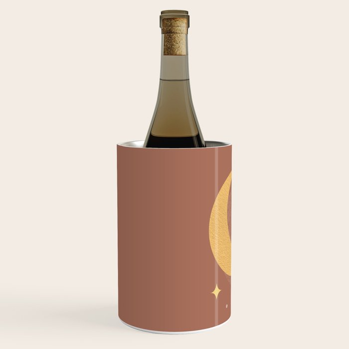 Moon Sparkle Gold - Celestial Wine Chiller Gallery Image 2