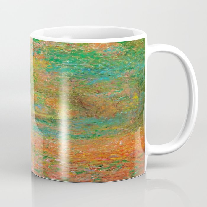 Claude Monet - The Undergrowth in the Forest of Saint-Germain (1882) Coffee Mug Gallery Image 1