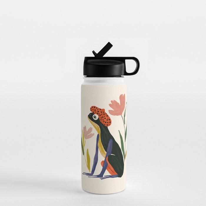 Parisian Frog Water Bottle Gallery Image 1