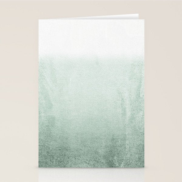 FADING GREEN EUCALYPTUS Stationery Card Gallery Image 1