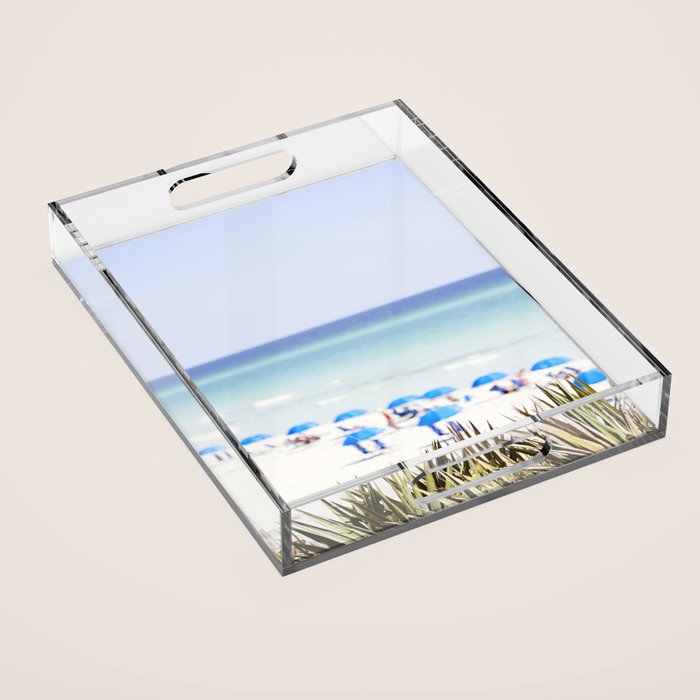 Seaside Florida Photography Acrylic Tray Gallery Image 1