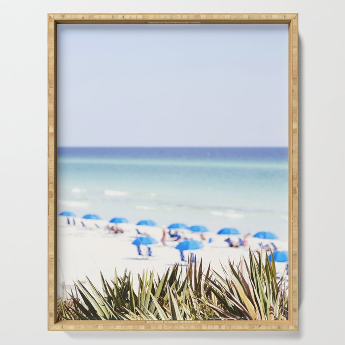 Seaside Florida Photography Serving Tray Gallery Image 1