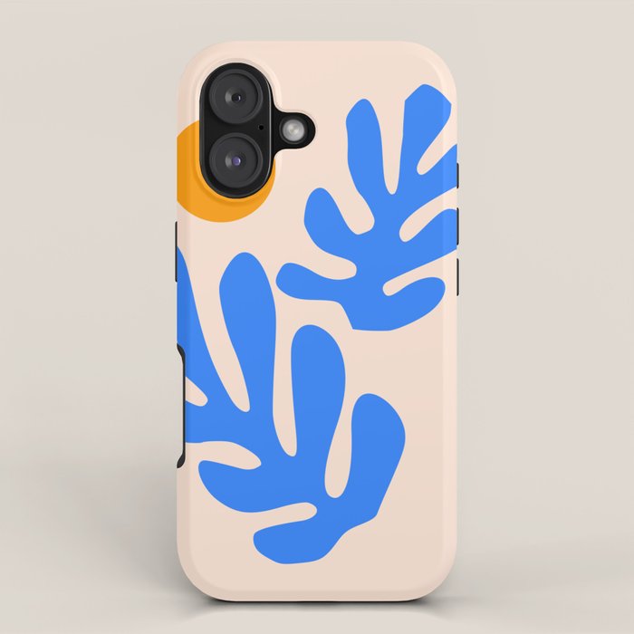 Henri Matisse - Leaves - Blue iPhone Case Gallery Image 1
