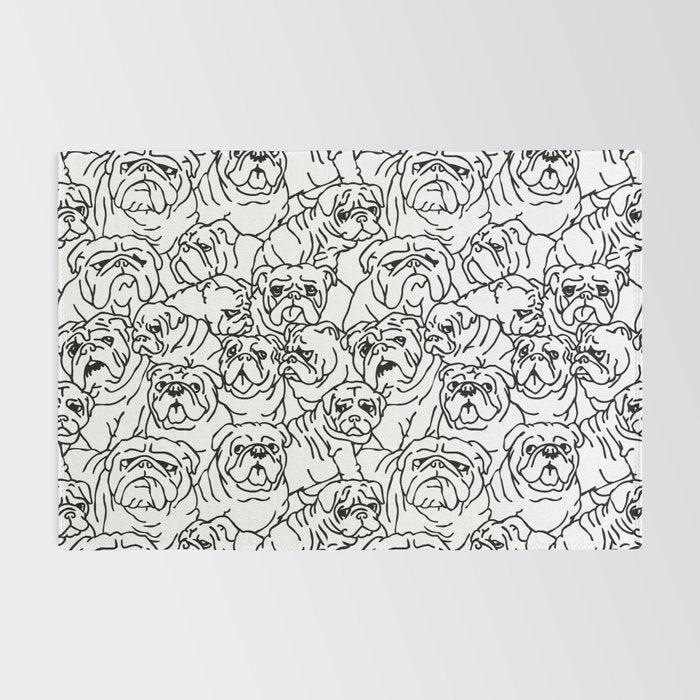 Oh English Bulldog Rug Gallery Image 2