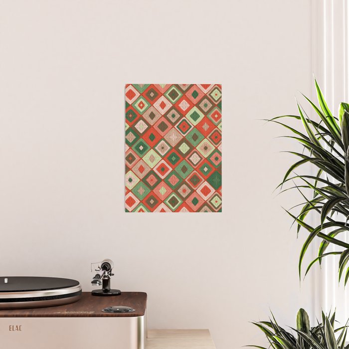 Hand-drawn Quilt #5 Poster Gallery Image 2