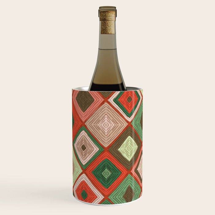 Hand-drawn Quilt #5 Wine Chiller Gallery Image 1