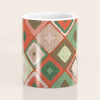 Hand-drawn Quilt #5 Coffee Mug Gallery Image 4