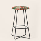 Hand-drawn Quilt #5 Stool Gallery Image 1