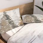 Watercolor Pine Trees 3 Pillow Sham Gallery Image 2