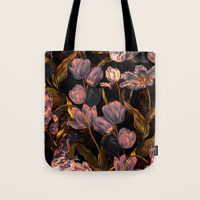 Magic Tulips Pattern II Tote Bag Gallery Image 1