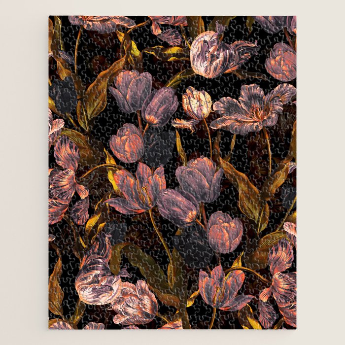 Magic Tulips Pattern II Jigsaw Puzzle Gallery Image 1