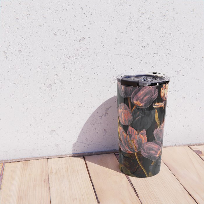 Magic Tulips Pattern II Travel Mug Gallery Image 4