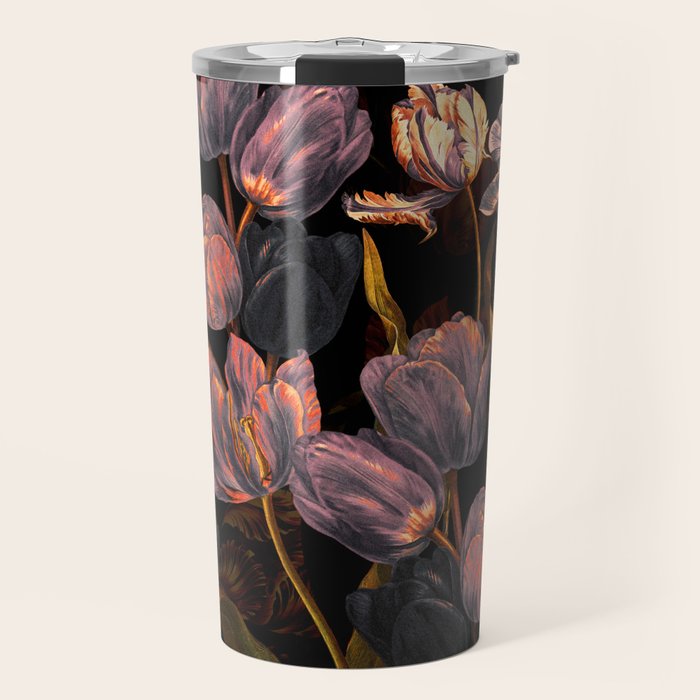 Magic Tulips Pattern II Travel Mug Gallery Image 1