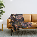 Magic Tulips Pattern II Throw Blanket Gallery Image 1