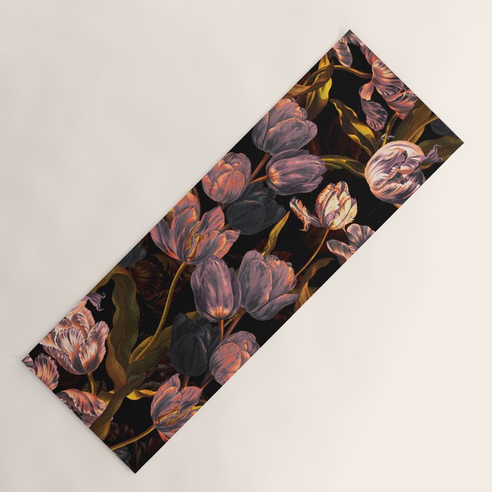 Magic Tulips Pattern II Yoga Mat Gallery Image 1