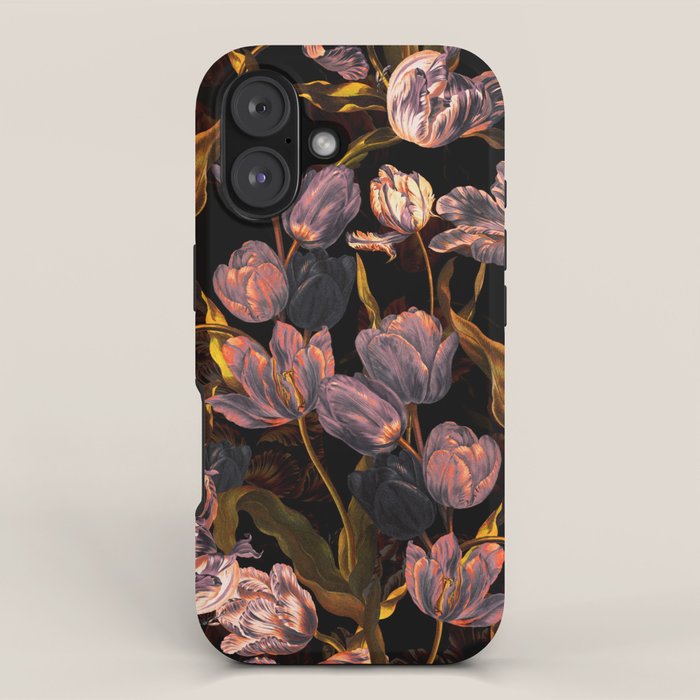 Magic Tulips Pattern II iPhone Case Gallery Image 1