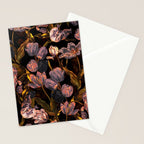 Magic Tulips Pattern II Stationery Card Gallery Image 2