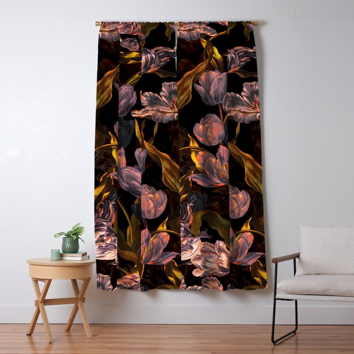 Magic Tulips Pattern II Window Curtain Gallery Image 5
