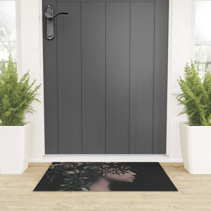Night Bloom 2 Welcome Mat Gallery Image 3