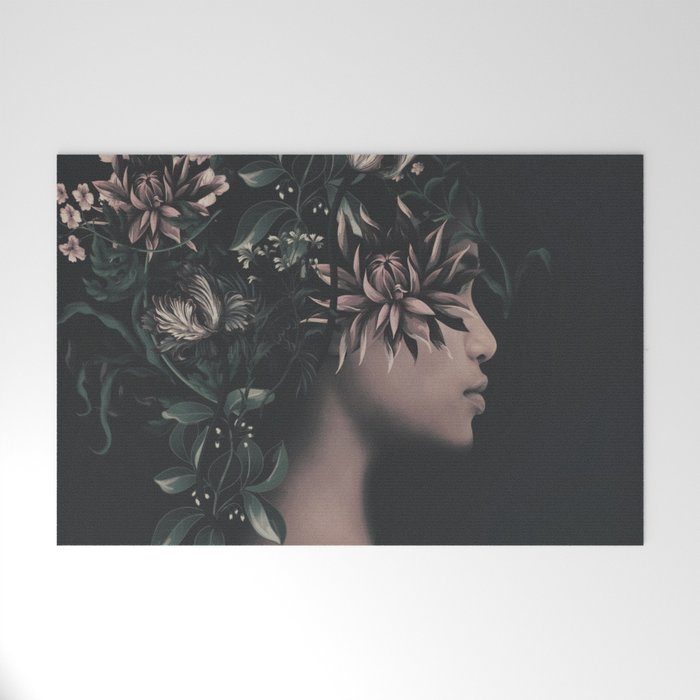Night Bloom 2 Welcome Mat Gallery Image 1