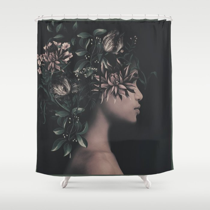 Night Bloom 2 Shower Curtain Gallery Image 1