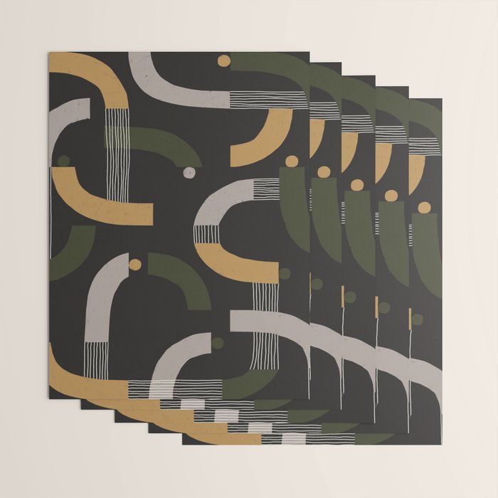 Curves Wrapping Paper Gallery Image 3